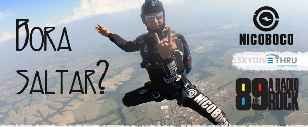 Promoção Paraquedismo com a 89 e Nicoboco