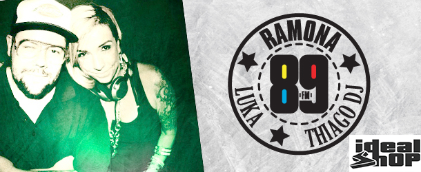 Promo toca-discos no Ramona 89