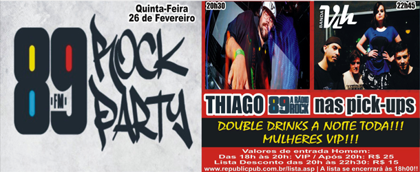 Thiago DeeJay comanda balada de quinta no Republic Pub