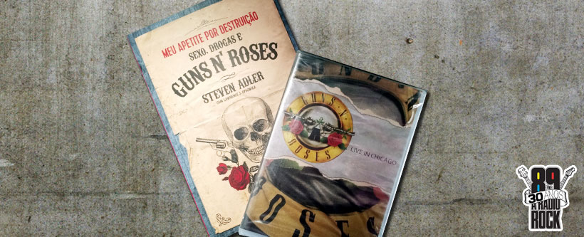 Kit Guns N´Roses: Livro + DVD