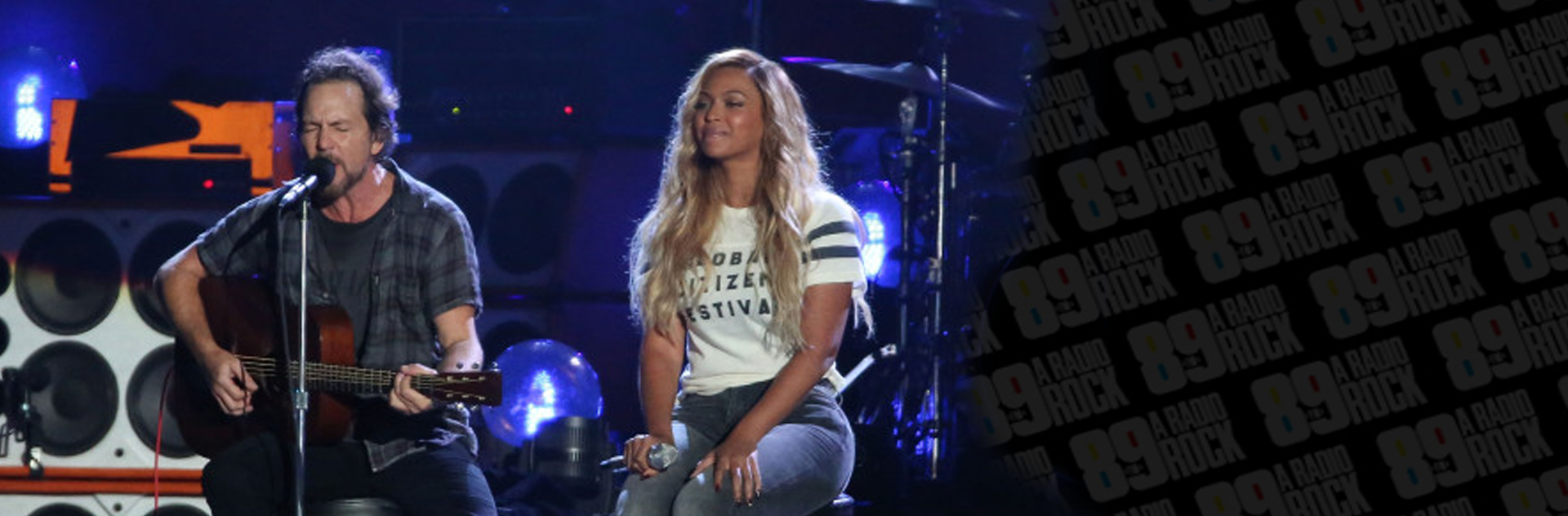 Eddie Vedder e Beyoncé fazem dueto em música de Bob Marley