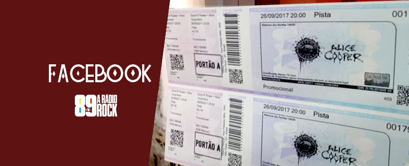 Ingressos para Guns N´Roses no SP Trip via Facebook