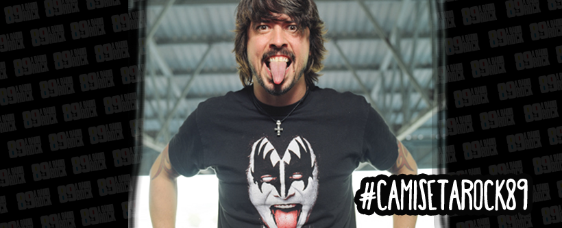 “Dia da Camiseta de Rock” vale convites para show do Foo Fighters
