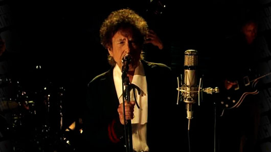Bob Dylan marca presença na série final de David Letterman